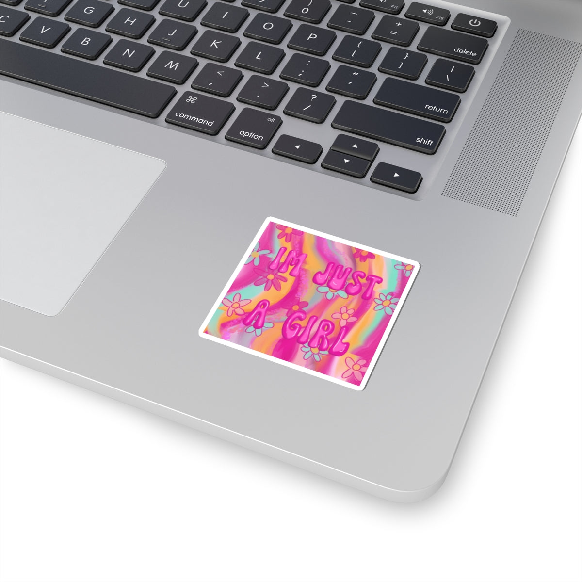 I'm Just a Girl Kiss-Cut Vinyl Sticker
