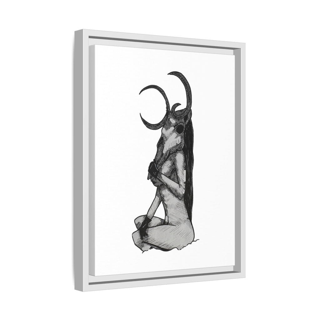 Mystical Goddess Framed Canvas Print