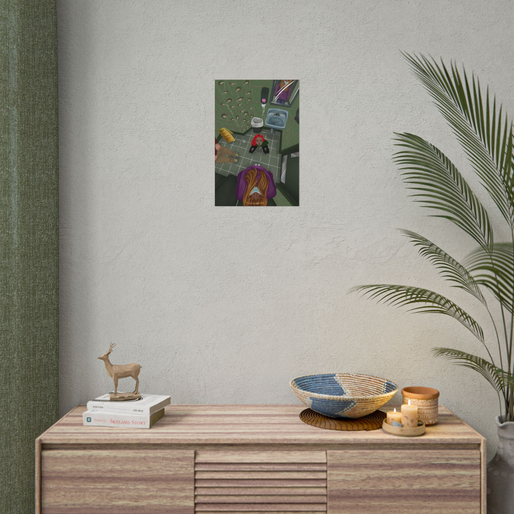 Surreal Bathroom Perspective Giclee Print