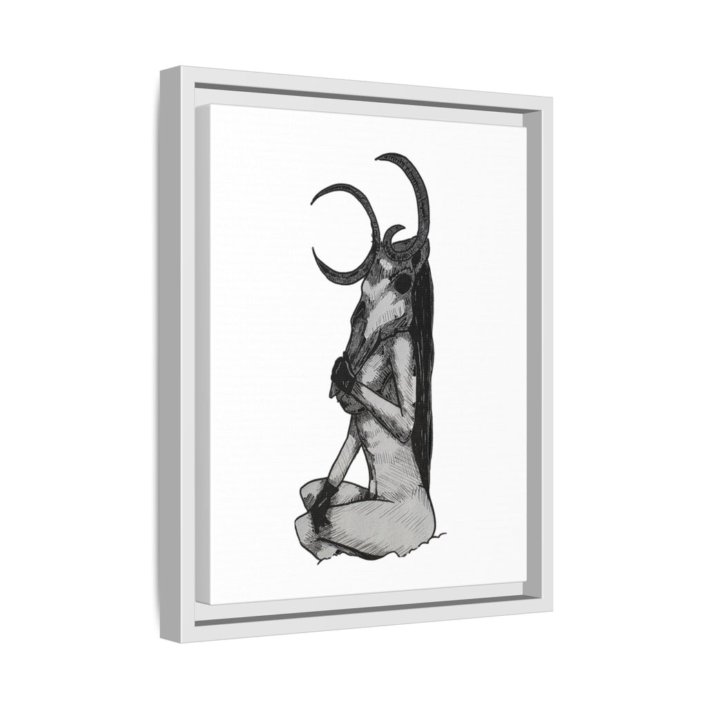 Mystical Goddess Framed Canvas Print