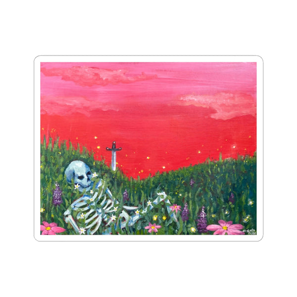 Graveyard Bloom Kiss-Cut Vinyl Sticker