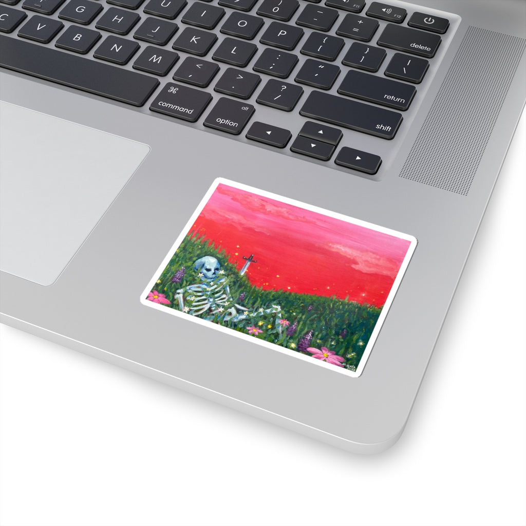 Graveyard Bloom Kiss-Cut Vinyl Sticker