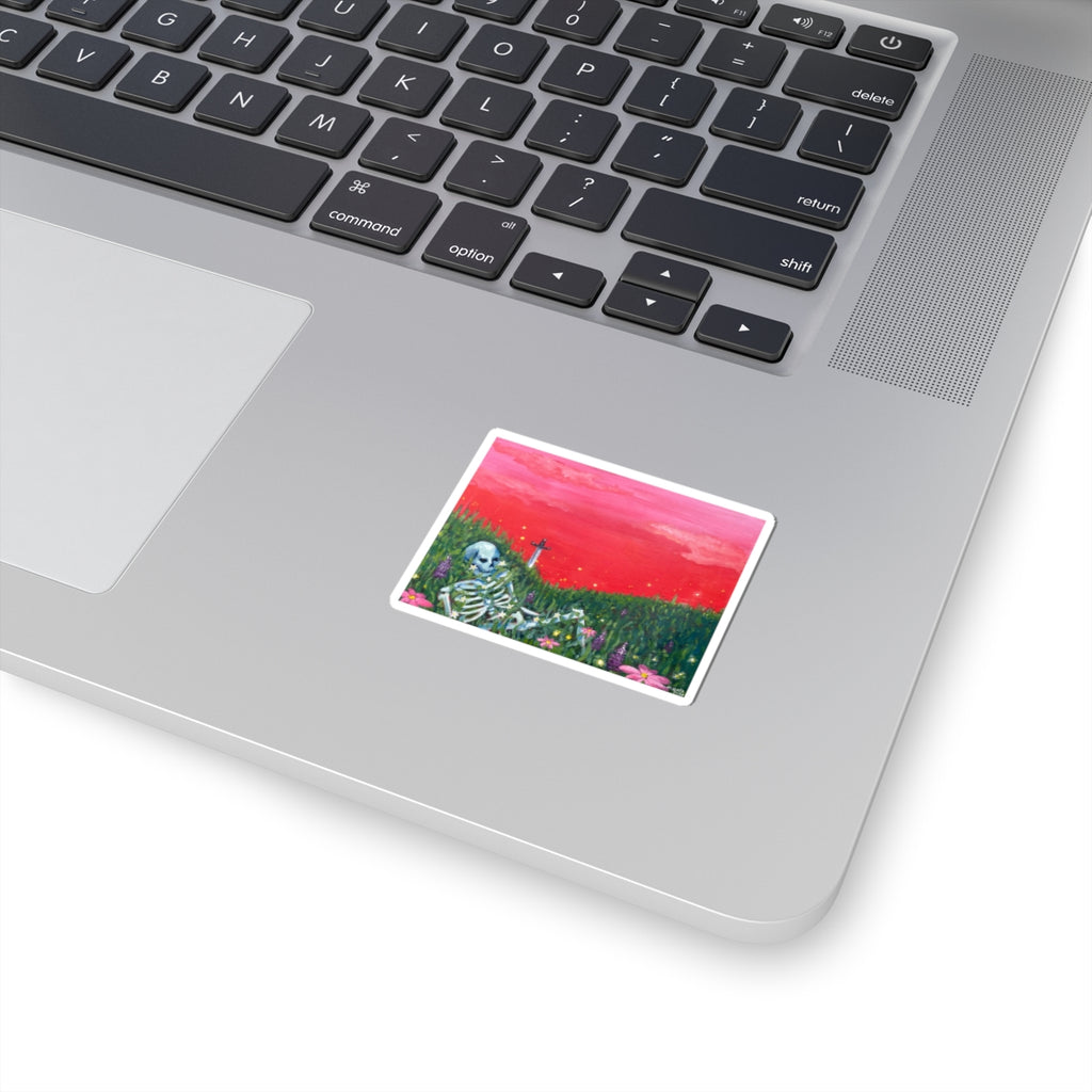 Graveyard Bloom Kiss-Cut Vinyl Sticker