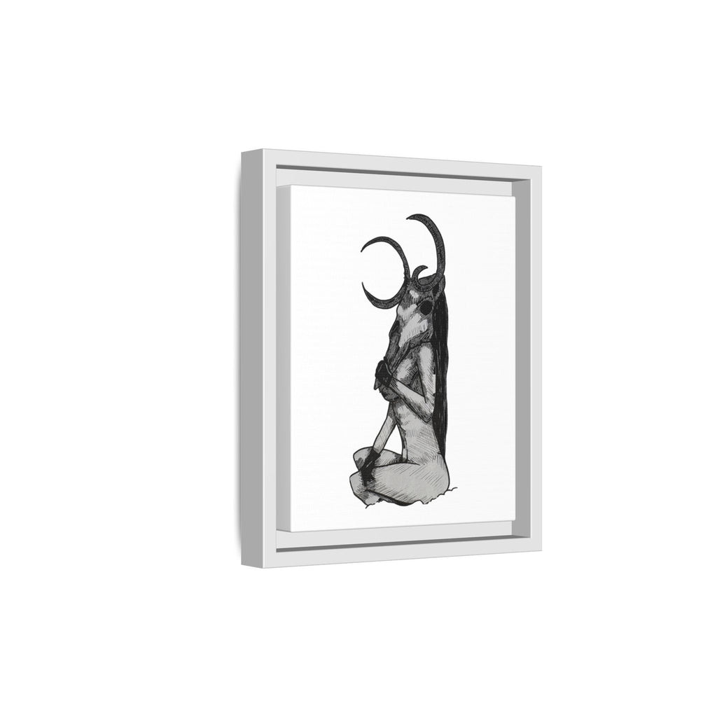 Mystical Goddess Framed Canvas Print