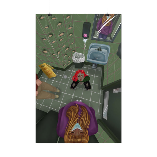 Surreal Bathroom Perspective Giclee Print