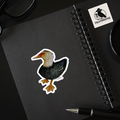 Natural Duck Kiss-Cut Vinyl Sticker