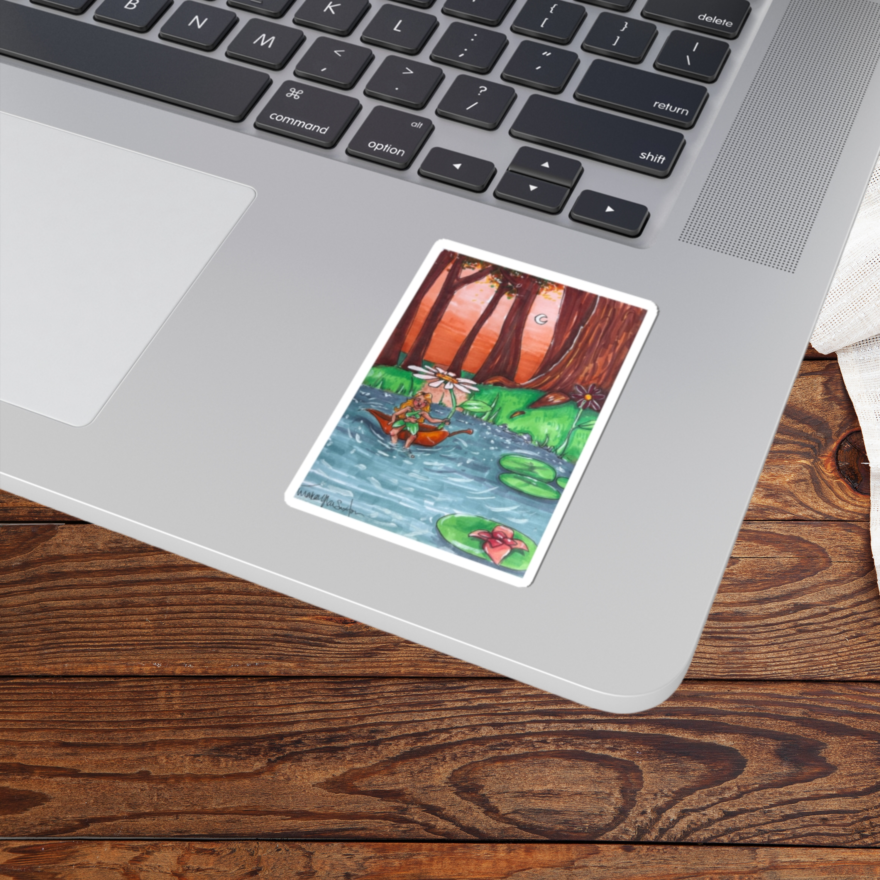 Nature-Inspired Kiss-Cut Stickers for Eco-Friendly Lovers, Floral Decor, Great for Journals, Laptops, and Scrapbooking