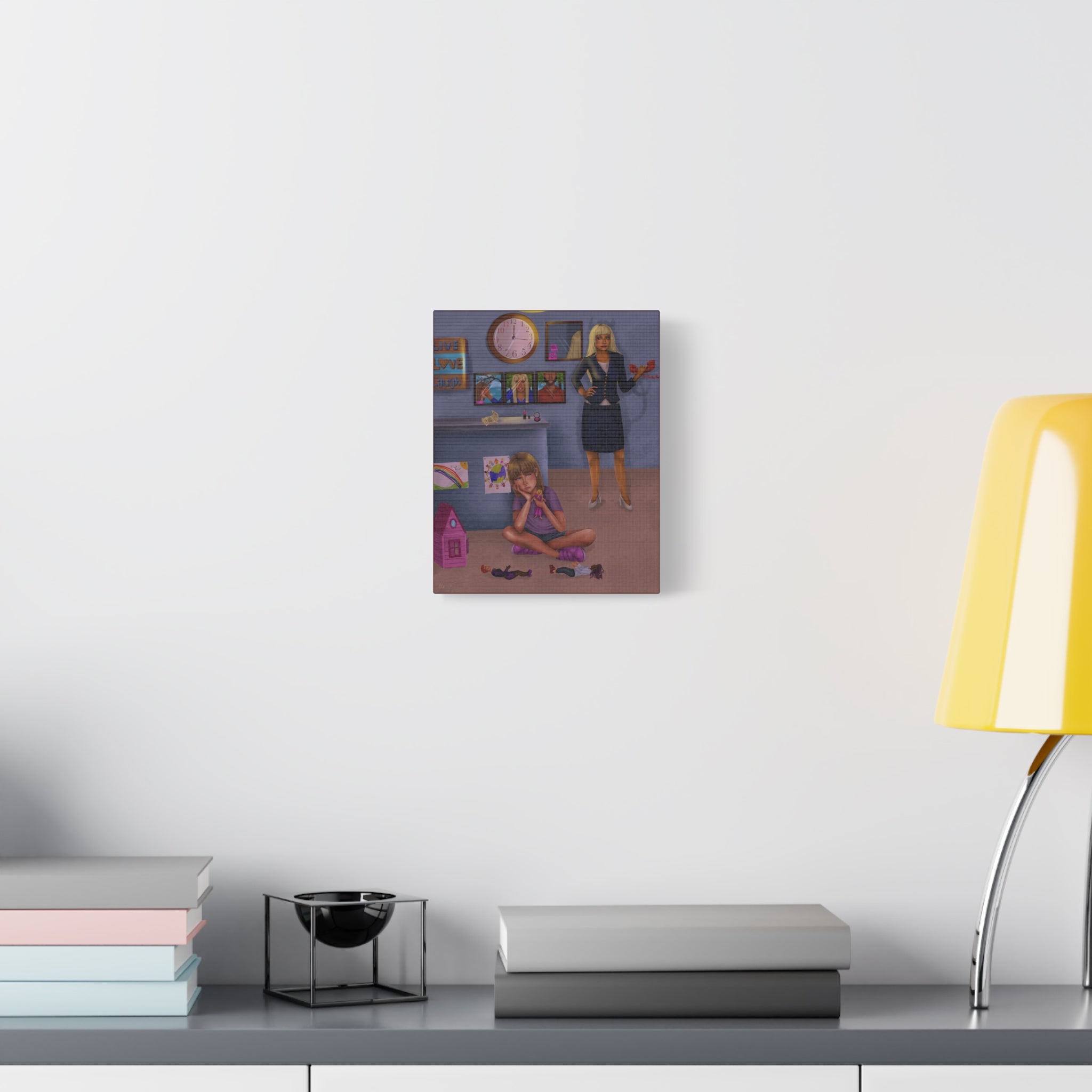 "Lonely Child" Illustration Canvas Print
