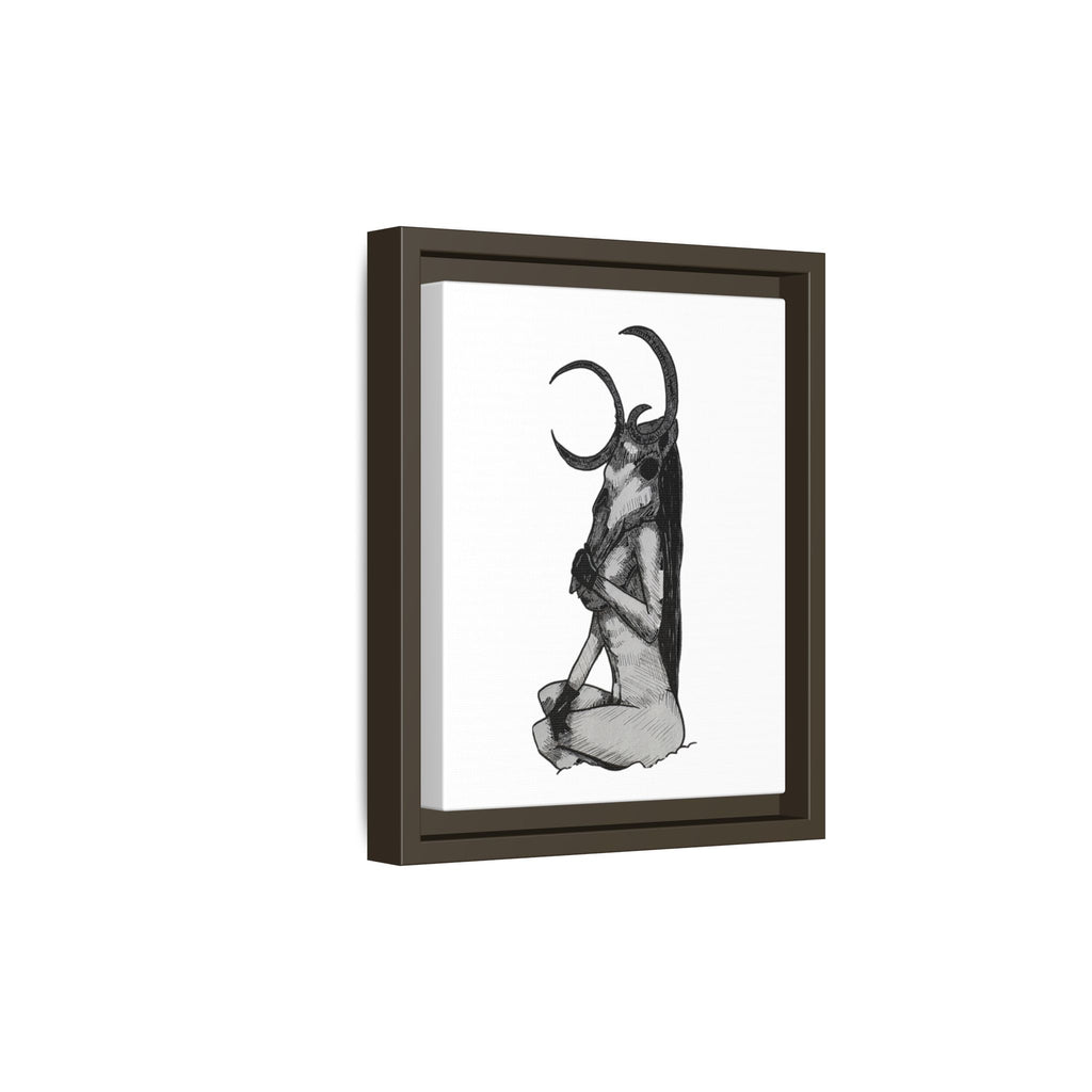 Mystical Goddess Framed Canvas Print