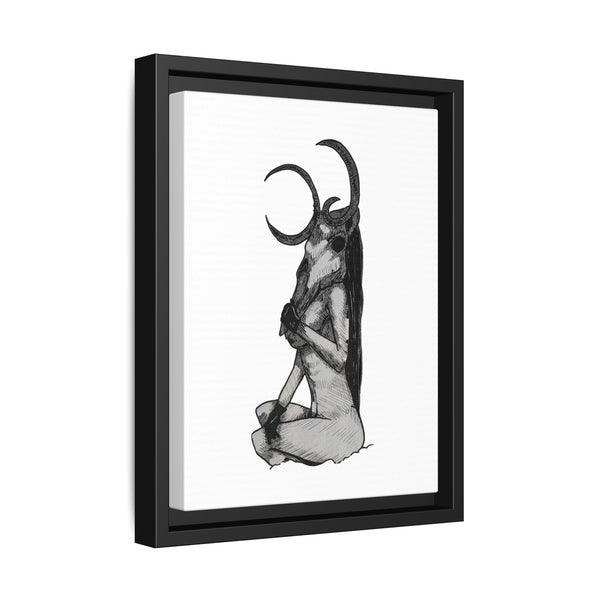 Mystical Goddess Framed Canvas Print