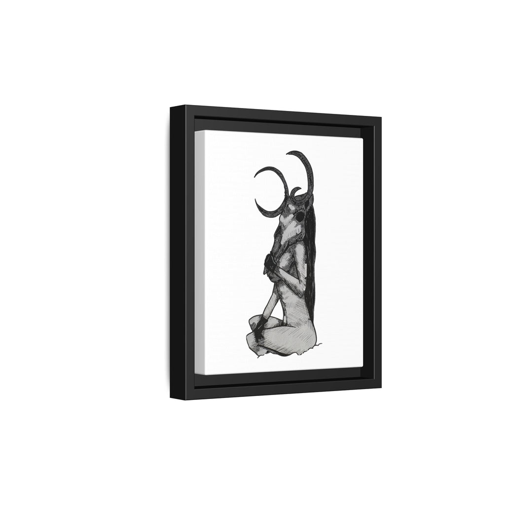 Mystical Goddess Framed Canvas Print