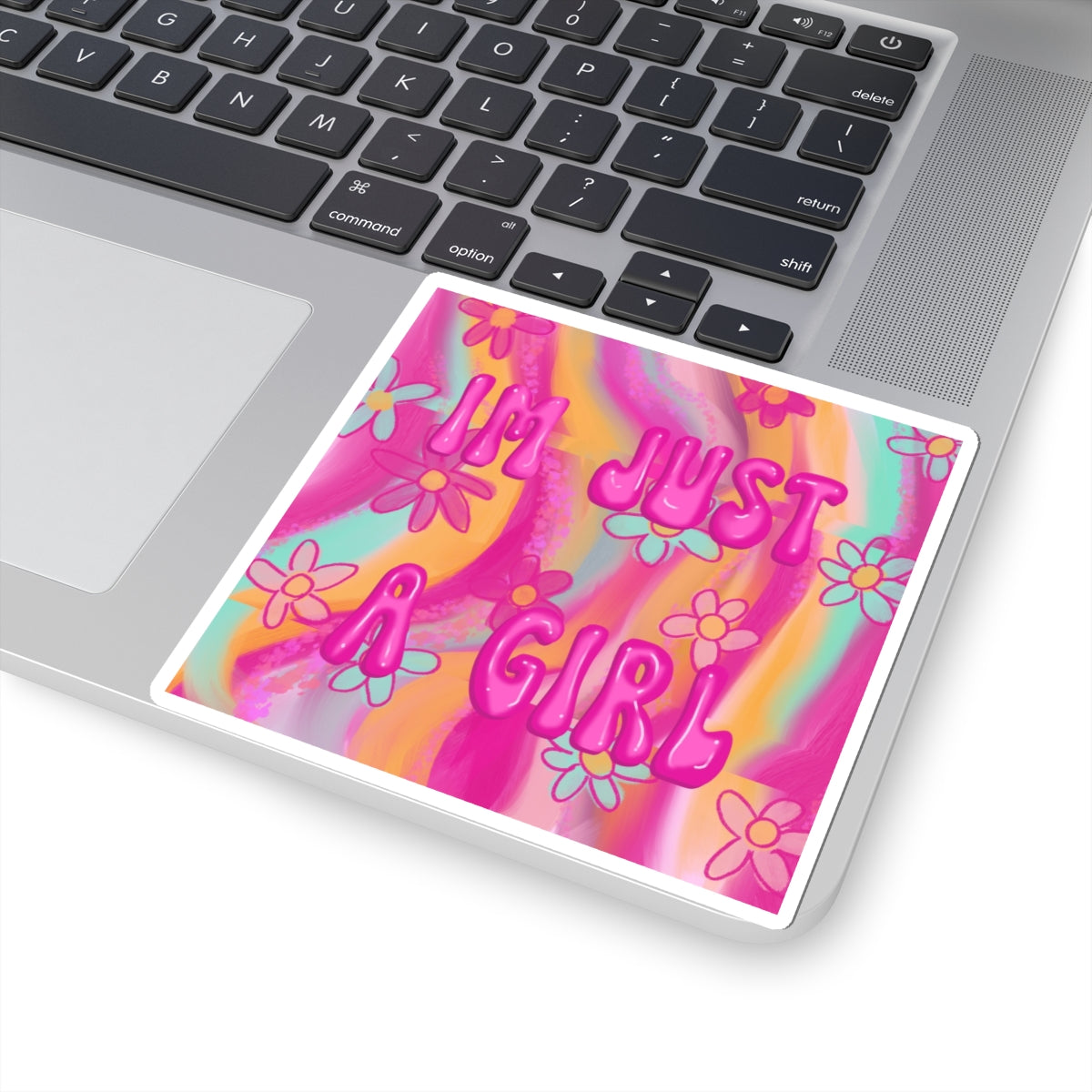 I'm Just a Girl Kiss-Cut Vinyl Sticker