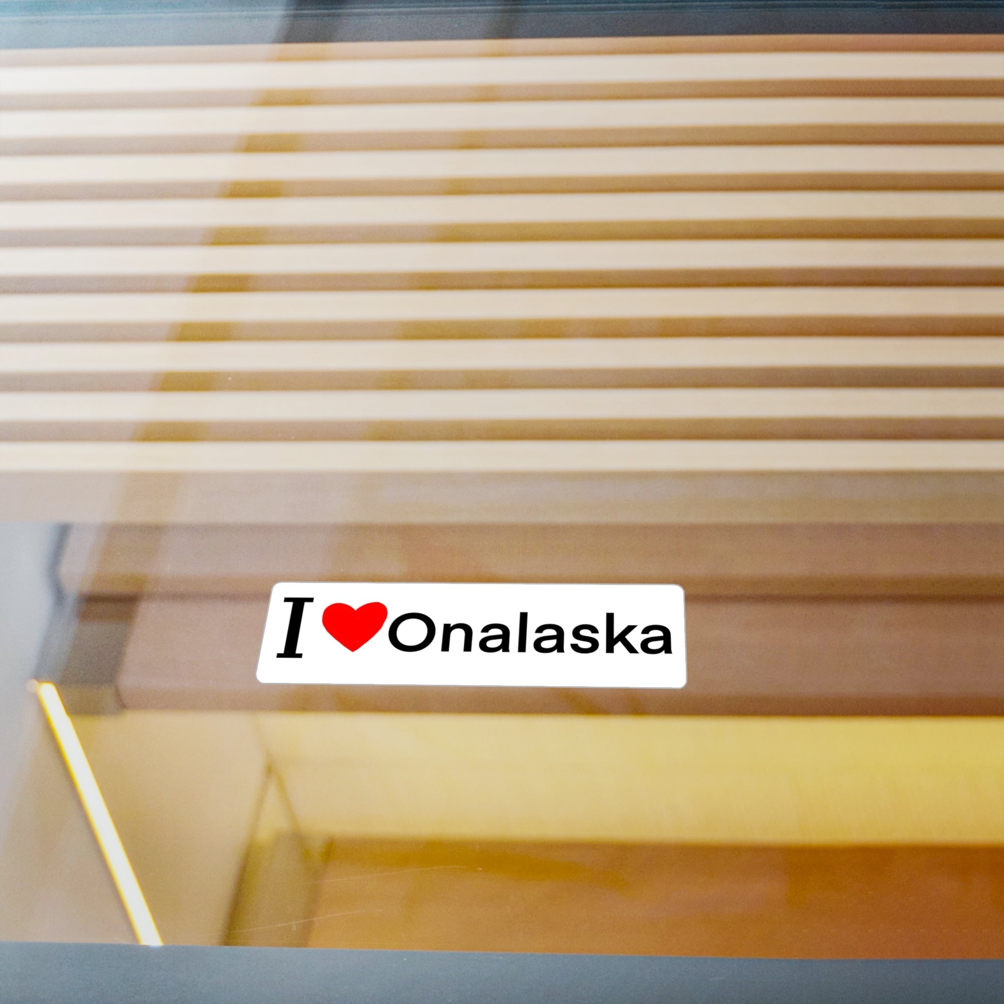 I HEART Onalaska Vinyl Sticker