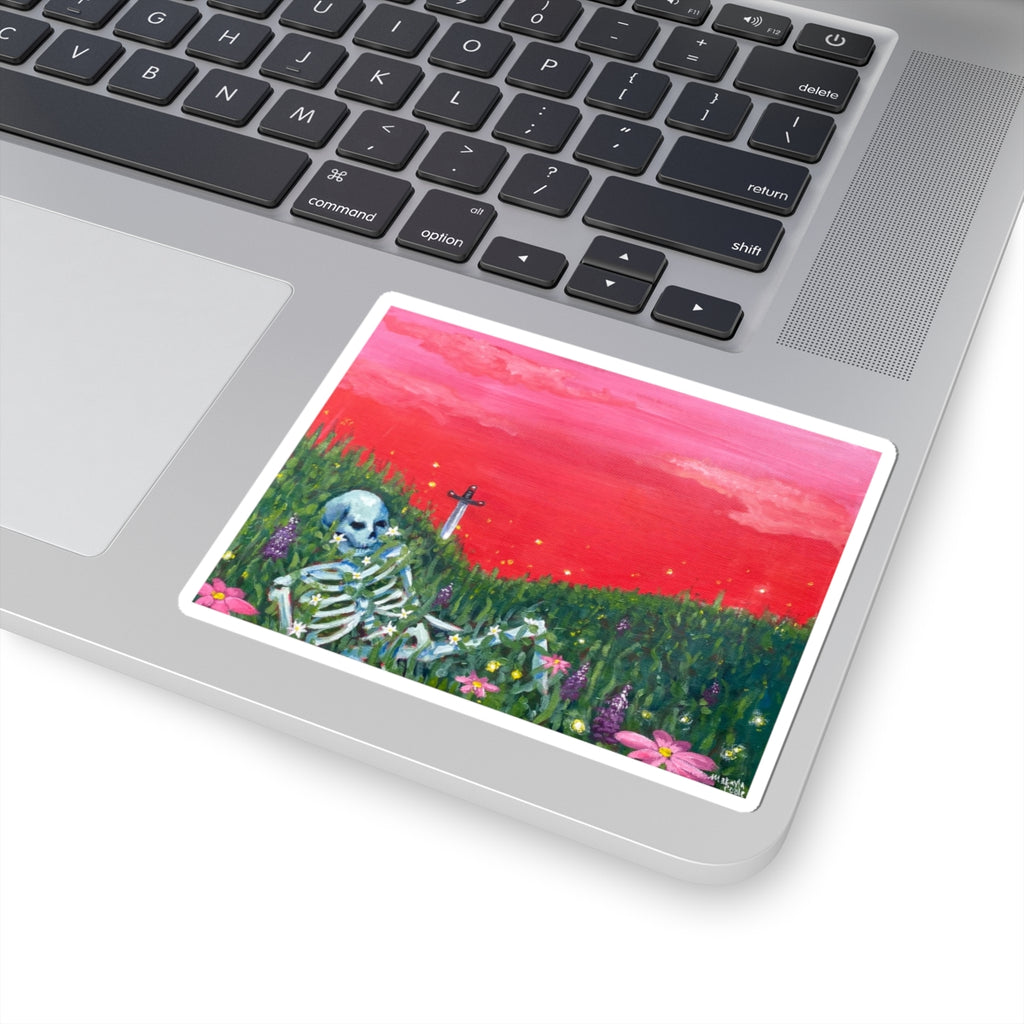 Graveyard Bloom Kiss-Cut Vinyl Sticker