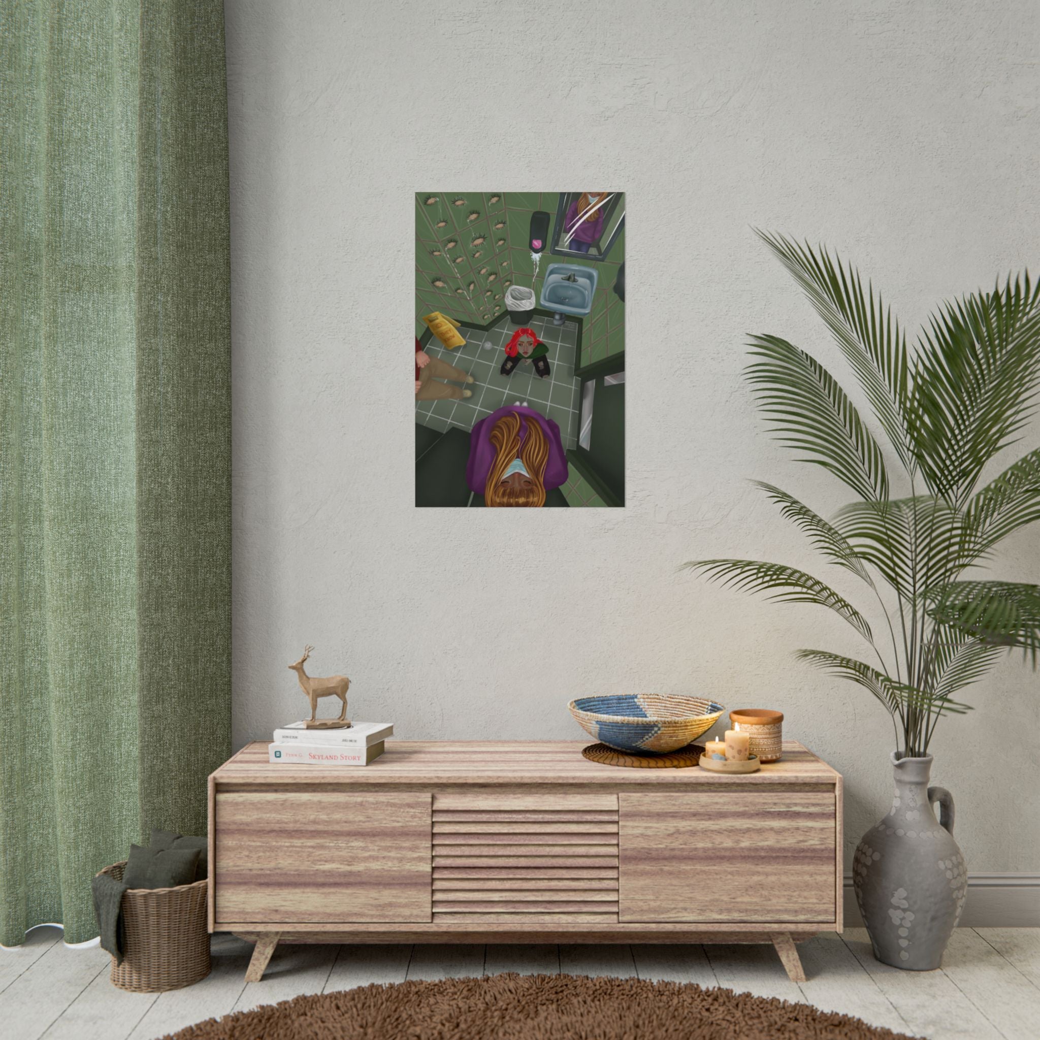 Surreal Bathroom Perspective Giclee Print